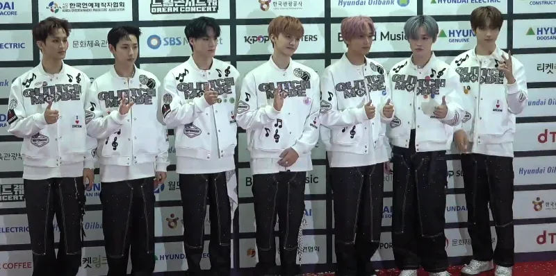 NCT DREAM at the 2022 Dream Concert red carpet